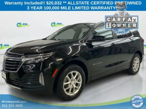 Black 2022 Chevrolet Equinox LT for sale in Bloomington, MN