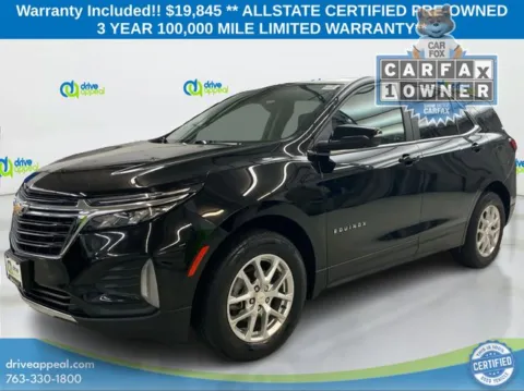 Black 2022 Chevrolet Equinox LT for sale in Bloomington, MN