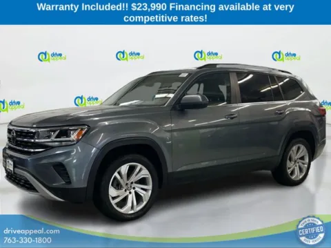 Gray 2021 Volkswagen Atlas 3.6L V6 SE w/Technology for sale in Bloomington, MN