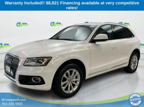 White 2014 Audi Q5 2.0T Premium for sale in Bloomington, MN