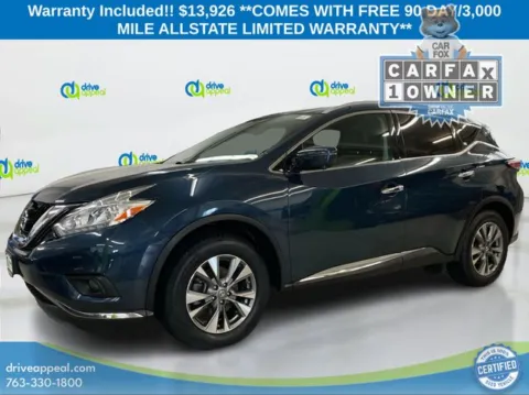 Blue 2017 Nissan Murano SL for sale in Bloomington, MN
