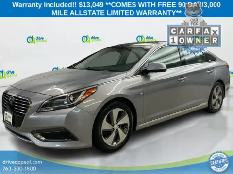Gray 2016 Hyundai Sonata Hybrid Limited for sale in Bloomington, MN