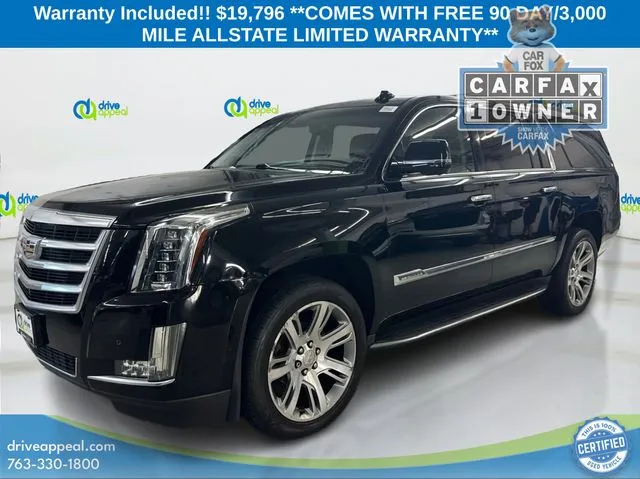 Black 2015 Cadillac Escalade ESV Luxury for sale in Bloomington, MN