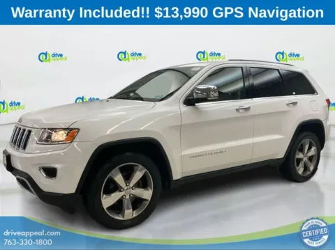 White 2014 Jeep Grand Cherokee Limited for sale in Bloomington, MN