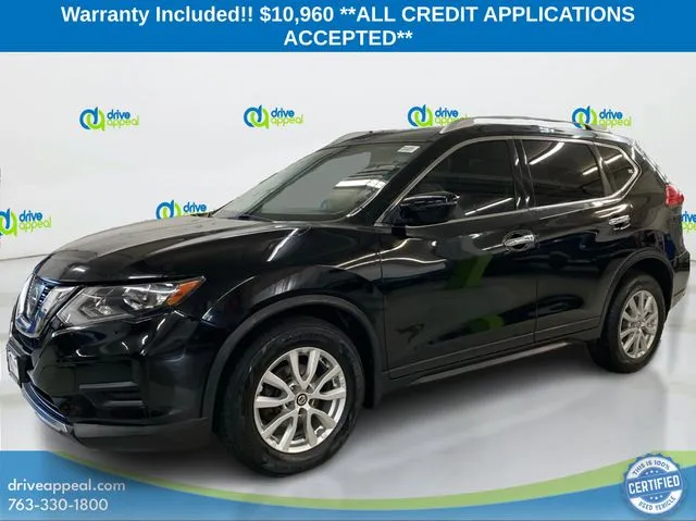 Black 2017 Nissan Rogue SV for sale in Bloomington, MN