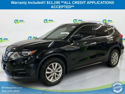 Black 2017 Nissan Rogue SV for sale in Bloomington, MN