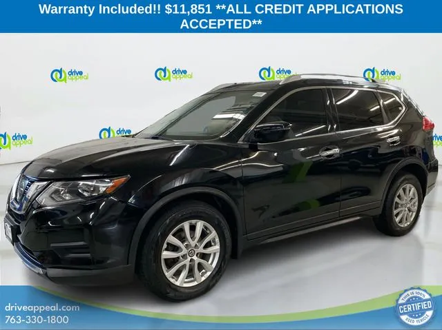 Black 2017 Nissan Rogue SV for sale in Bloomington, MN