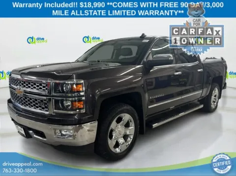 Gray 2015 Chevrolet Silverado 1500 LTZ for sale in Bloomington, MN