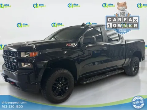 Black 2020 Chevrolet Silverado 1500 Custom Trail Boss for sale in Bloomington, MN