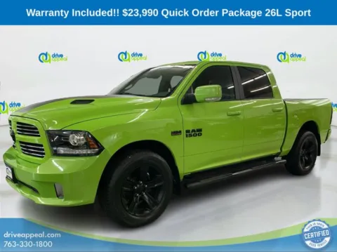 Green 2017 Ram 1500 Sport for sale in Bloomington, MN