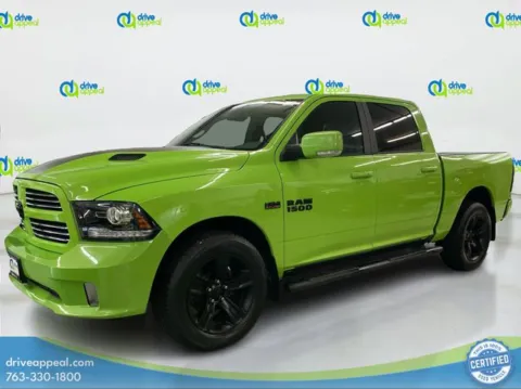 Green 2017 Ram 1500 Sport for sale in Bloomington, MN