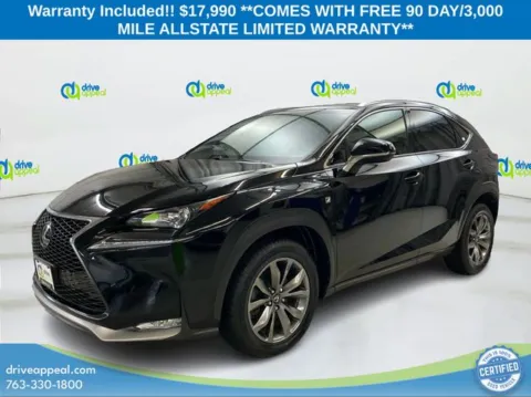 Black 2015 Lexus NX 200t for sale in Bloomington, MN
