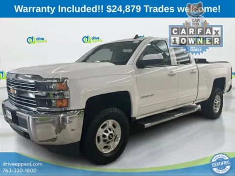 White 2015 Chevrolet Silverado 2500HD LT for sale in Bloomington, MN