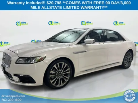 White 2017 Lincoln Continental Reserve for sale in Bloomington, MN