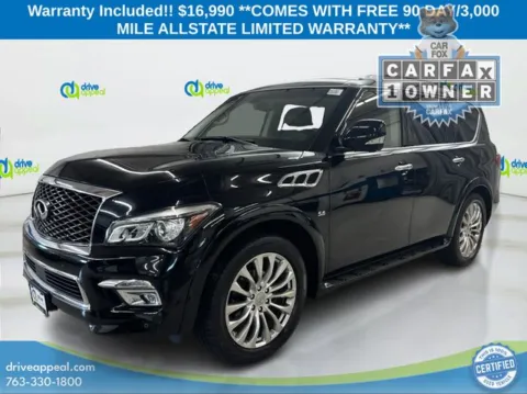 Black 2015 INFINITI QX80 for sale in Bloomington, MN