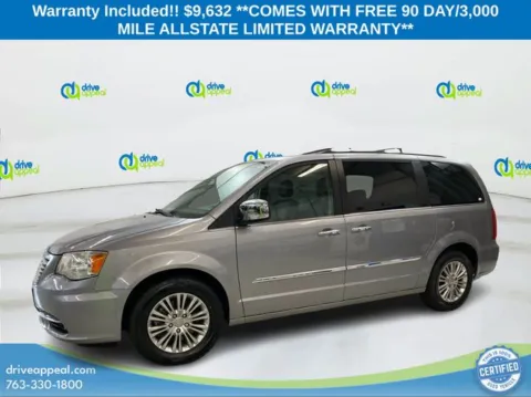 Silver 2015 Chrysler Town & Country Touring-L for sale in Bloomington, MN