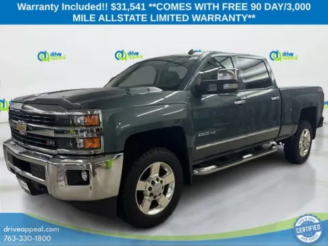 Gray 2015 Chevrolet Silverado 2500HD LTZ for sale in Bloomington, MN