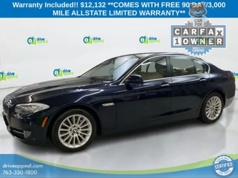 Blue 2013 BMW 5 Series 535i xDrive for sale in Bloomington, MN