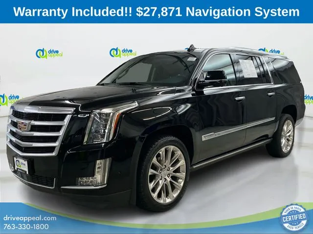 Black 2018 Cadillac Escalade ESV Premium for sale in Bloomington, MN