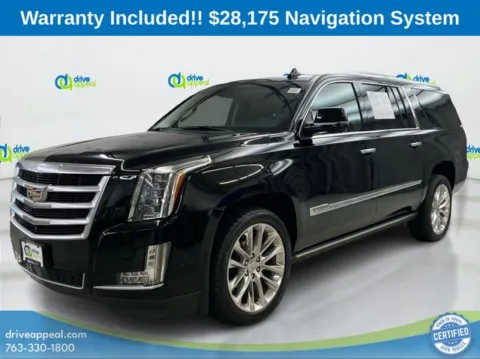 Black 2018 Cadillac Escalade ESV Premium for sale in Bloomington, MN