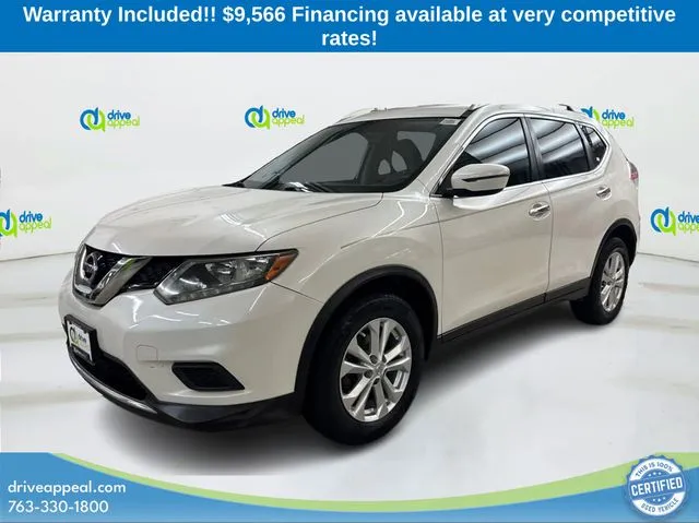 White 2016 Nissan Rogue SV for sale in Bloomington, MN