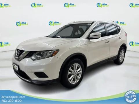 White 2016 Nissan Rogue SV for sale in Bloomington, MN