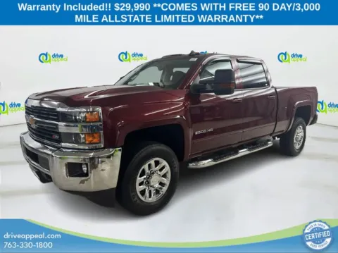 Red 2017 Chevrolet Silverado 2500HD LT for sale in Bloomington, MN