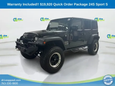 Gray 2018 Jeep Wrangler JK Unlimited Sport for sale in Bloomington, MN