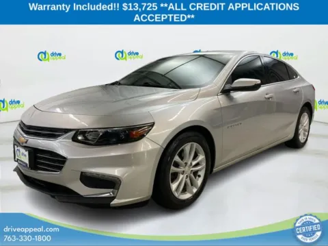 Silver 2016 Chevrolet Malibu LT for sale in Bloomington, MN