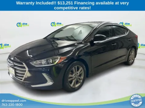 Black 2018 Hyundai Elantra SEL for sale in Bloomington, MN
