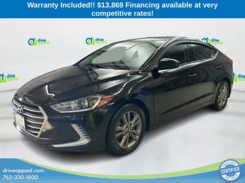Black 2018 Hyundai Elantra SEL for sale in Bloomington, MN