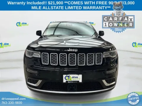Photos of 2017 Jeep Grand Cherokee Summit for sale in New Hope, MN at Drive Appeal New Hope
