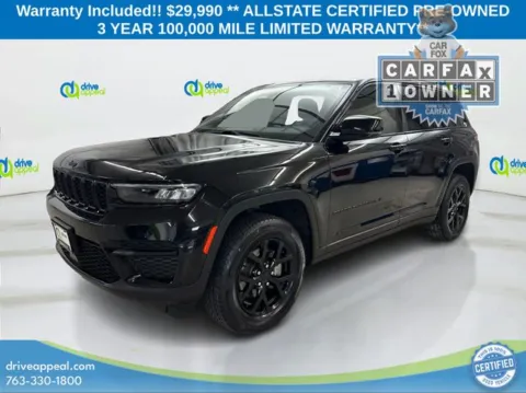Black 2024 Jeep Grand Cherokee Altitude for sale in New Hope, MN