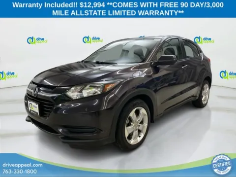 Gray 2016 Honda HR-V LX for sale in New Hope, MN