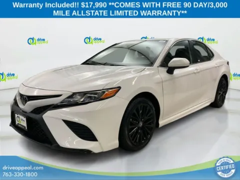 White 2019 Toyota Camry L for sale in New Hope, MN