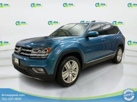 Blue 2019 Volkswagen Atlas SEL Premium for sale in New Hope, MN