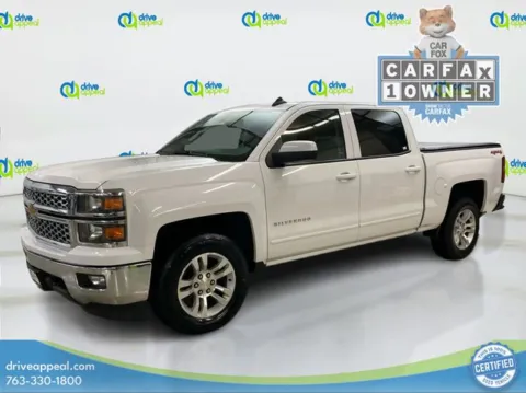 White 2015 Chevrolet Silverado 1500 LT for sale in New Hope, MN