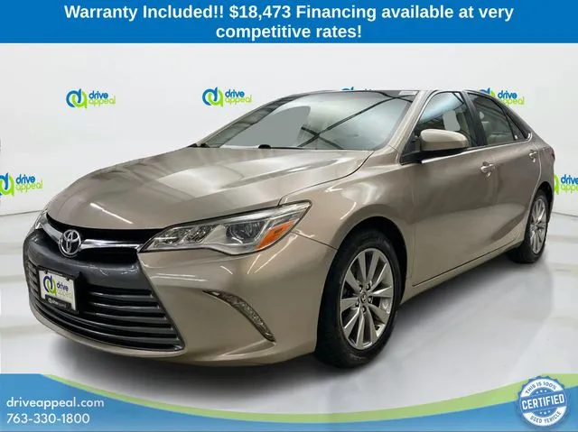 Beige 2015 Toyota Camry XSE V6 for sale in New Hope, MN
