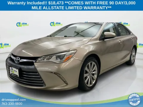 Beige 2015 Toyota Camry XSE V6 for sale in New Hope, MN