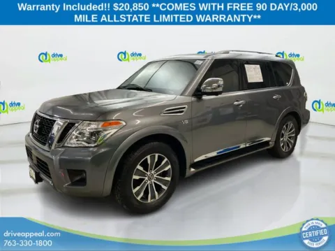 Silver 2017 Nissan Armada Platinum for sale in New Hope, MN