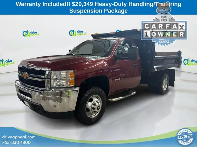 Red 2013 Chevrolet Silverado 3500HD Work Truck for sale in New Hope, MN