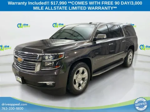 Gray 2015 Chevrolet Suburban LTZ for sale in New Hope, MN