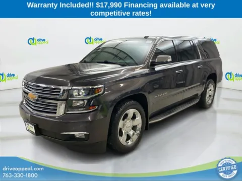Gray 2015 Chevrolet Suburban LTZ for sale in New Hope, MN