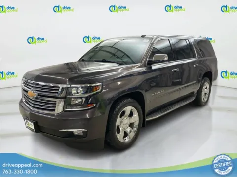 Gray 2015 Chevrolet Suburban LTZ for sale in New Hope, MN
