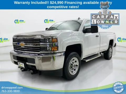 White 2016 Chevrolet Silverado 2500HD Work Truck for sale in New Hope, MN
