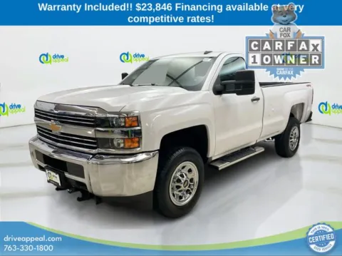White 2016 Chevrolet Silverado 2500HD Work Truck for sale in New Hope, MN