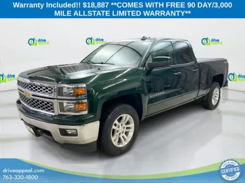 Green 2015 Chevrolet Silverado 1500 LT for sale in New Hope, MN