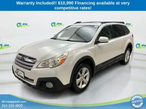 White 2013 Subaru Outback 2.5i Premium for sale in New Hope, MN