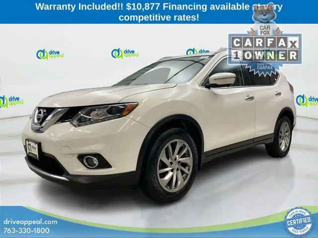 White 2014 Nissan Rogue SL for sale in New Hope, MN