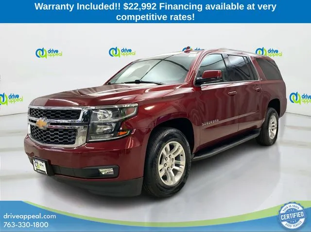 Red 2019 Chevrolet Suburban LT for sale in New Hope, MN